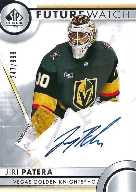 Jiri Patera #145 Vegas Golden Knights | 2023-24 SP Authentic | NHL Trading Card