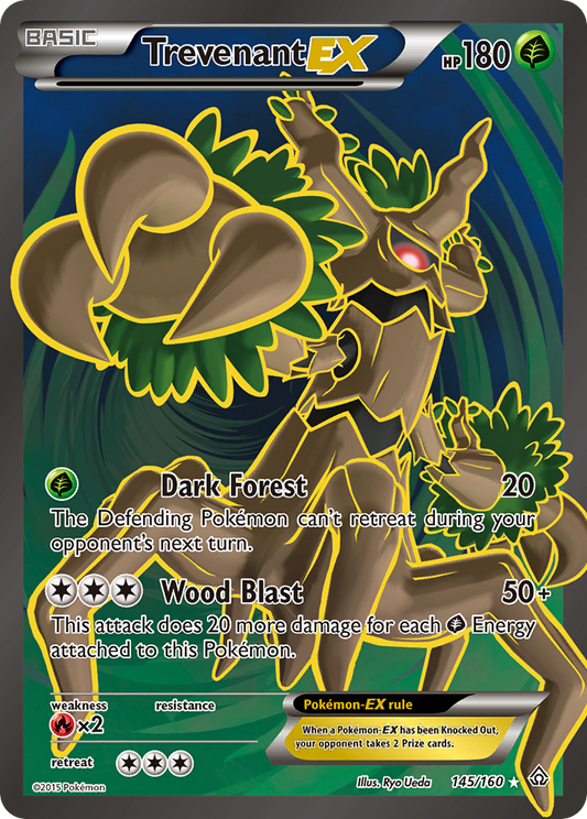 Trevenant-EX 145/160 Rare Ultra | Primal Clash | Pokemon Card