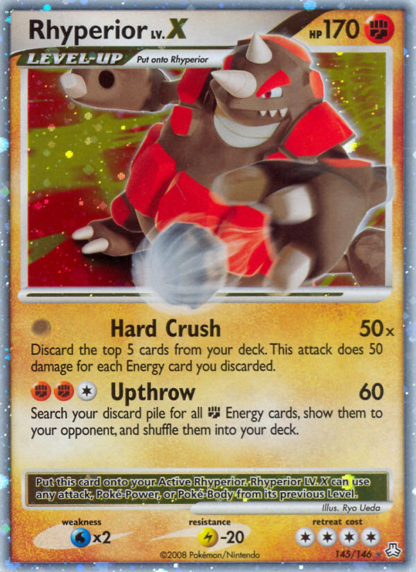Rhyperior LV.X 145/146 Rare Holo LV.X | Legends Awakened | Pokemon Card