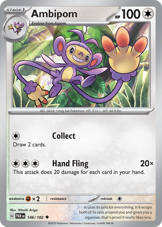 Ambipom 146/182 Uncommon | Paradox Rift | Pokemon Card