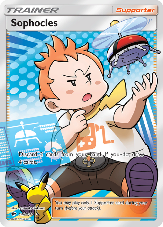 Sophocles 146/147 Rare Ultra | Burning Shadows | Pokemon Card