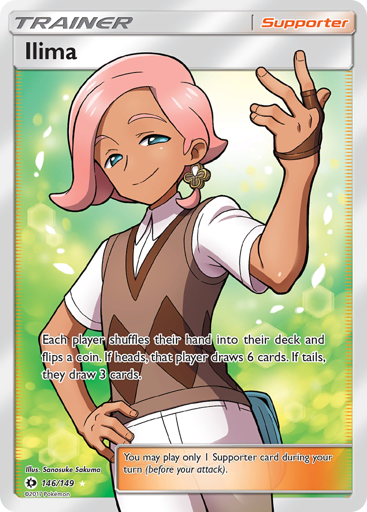 Ilima 146/149 Rare Ultra | Sun & Moon | Pokemon Card