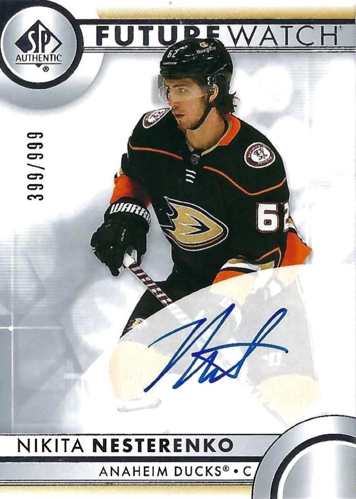 Nikita Nesterenko #147 Anaheim Ducks | 2023-24 SP Authentic | NHL Trading Card