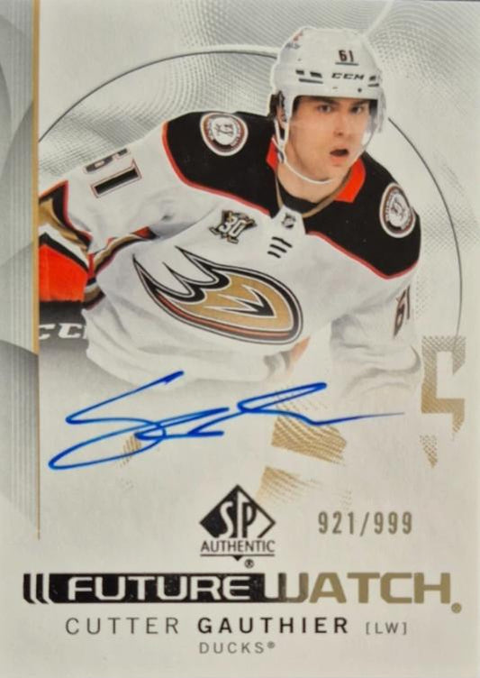 Cutter Gauthier #147 Anaheim Ducks | 2024-25 SP Authentic | NHL Trading Card