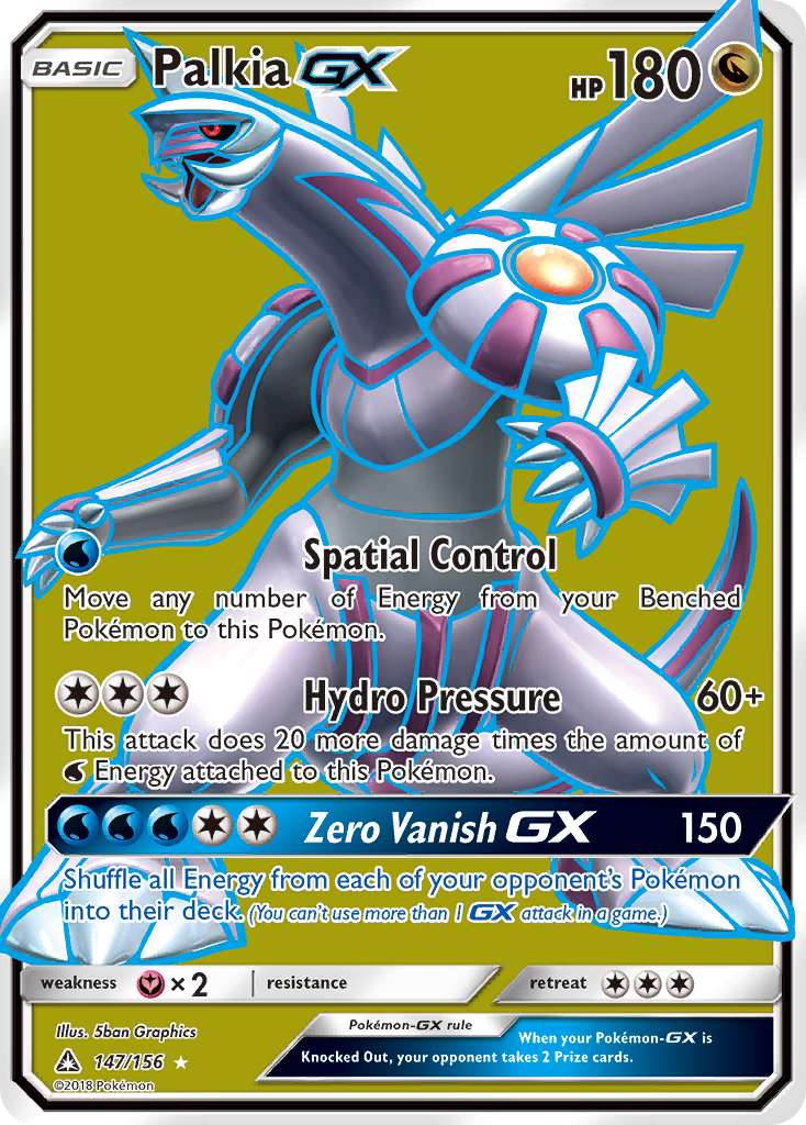 Palkia-GX 147/156 Rare Ultra | Ultra Prism | Pokemon Card