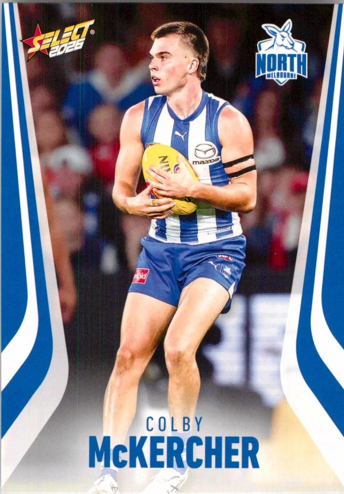Colby McKercher #148 North Melbourne Kangaroos | 2026 Select AFL Footy Stars | Trading Card