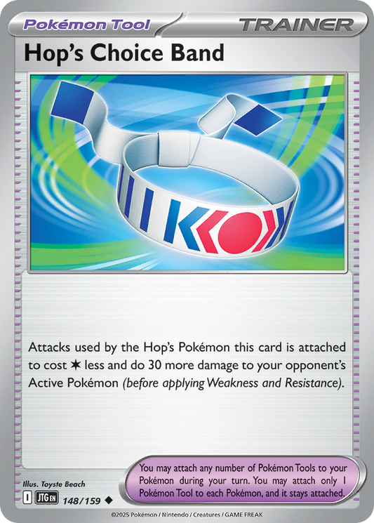 Hop's Choice Band 148/159 Uncommon | Journey Together | Pokemon Card