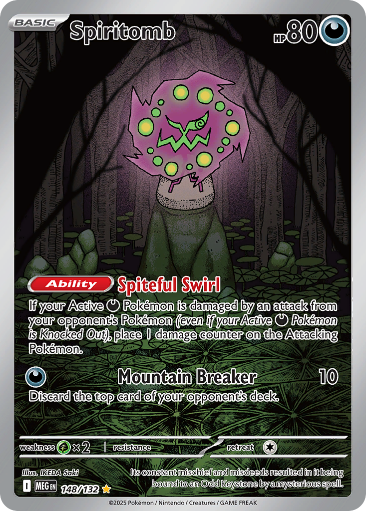 Spiritomb 148/132 Illustration Rare | Mega Evolution | Pokemon Card