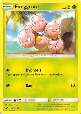 Exeggcute 4/111 Reverse Holo | Crimson Invasion | Pokemon Card