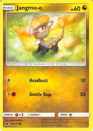 Jangmo-o 75/111 Reverse Holo | Crimson Invasion | Pokemon Card