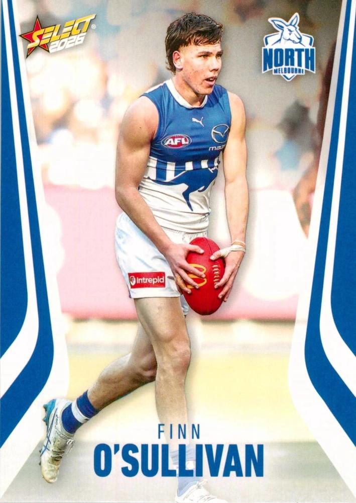 Finn O'Sullivan #149 North Melbourne Kangaroos | 2026 Select AFL Footy Stars | Trading Card