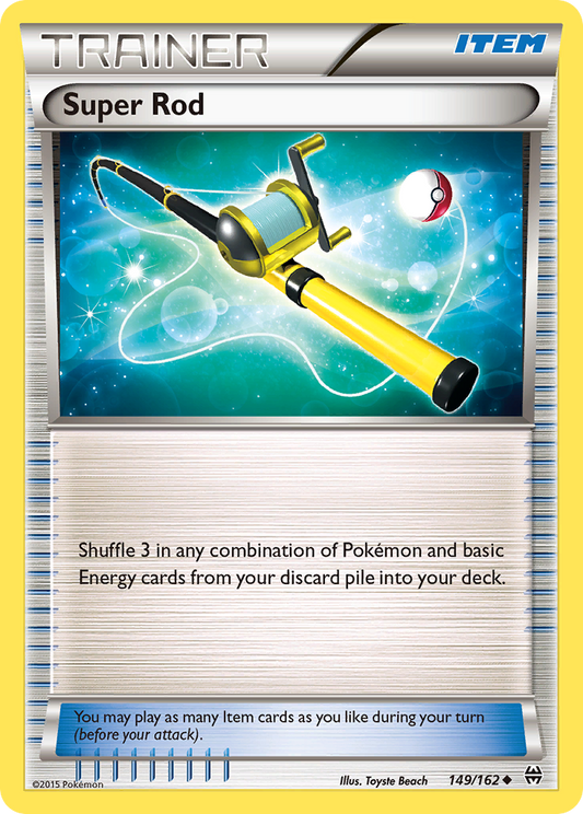 Super Rod 149/162 Uncommon | BREAKthrough | Pokémon Card