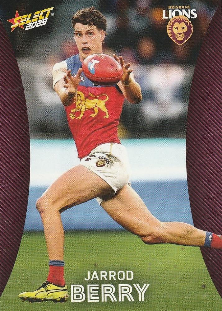 Jarrod Berry #14 Brisbane Lions | 2025 Select AFL Footy Stars | Trading Card