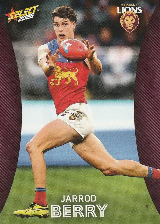 Jarrod Berry #14 Brisbane Lions | 2025 Select AFL Footy Stars | Trading Card
