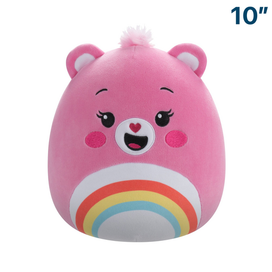 Cheer Bear ~ Carebears 10" Squishmallow Plush