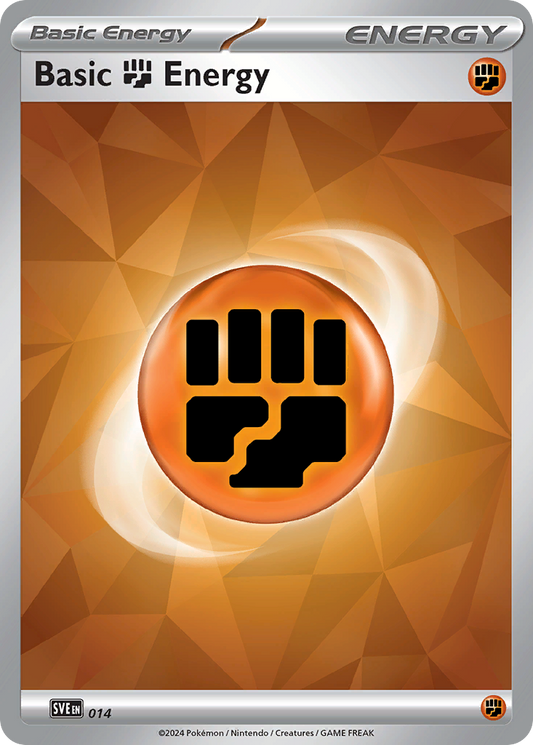 Basic Fighting Energy 14/16  | Scarlet & Violet Energies | Pokemon Card