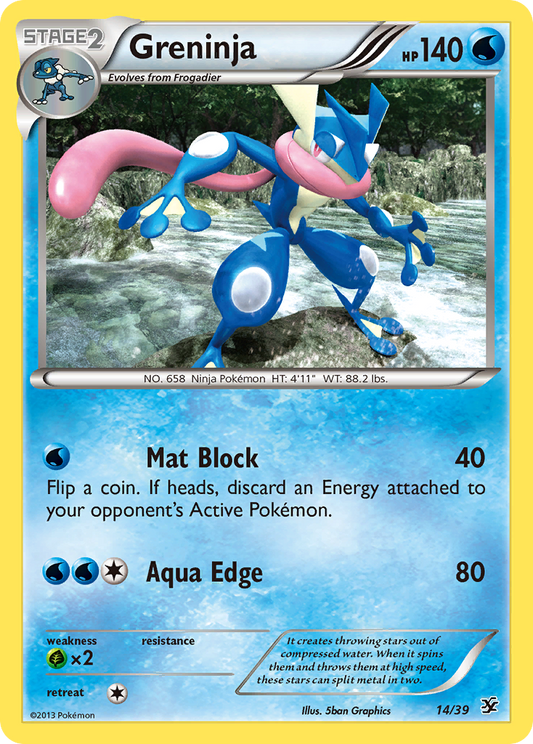 Greninja 14/39  | Kalos Starter Set | Pokemon Card