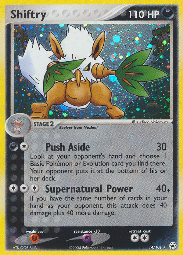 Shiftry 14/101 Rare Holo | Hidden Legends | Pokemon Card