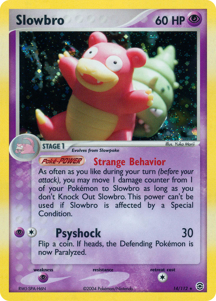 Slowbro 14/112 Rare Holo | FireRed & LeafGreen | Pokemon Card