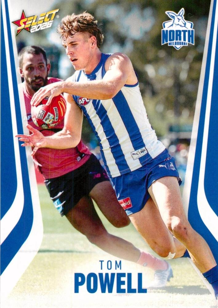 Tom Powell #151 North Melbourne Kangaroos | 2026 Select AFL Footy Stars | Trading Card