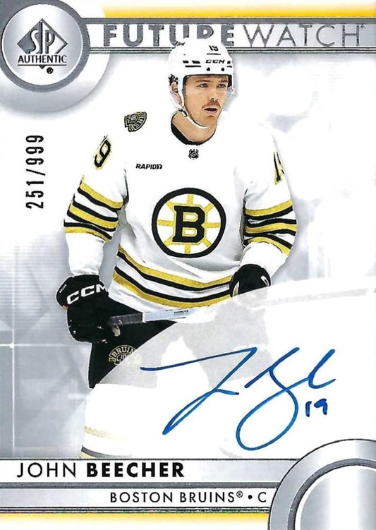 John Beecher #152 Boston Bruins | 2023-24 SP Authentic | NHL Trading Card