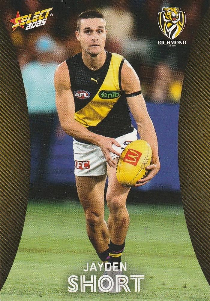 Jayden Short #152 Richmond Tigers | 2025 Select AFL Footy Stars | Trading Card