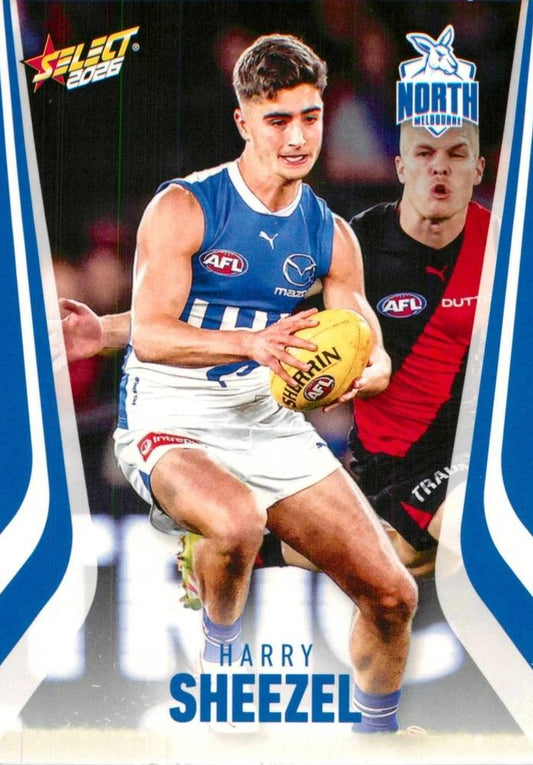 Harry Sheezel #152 North Melbourne Kangaroos | 2026 Select AFL Footy Stars | Trading Card