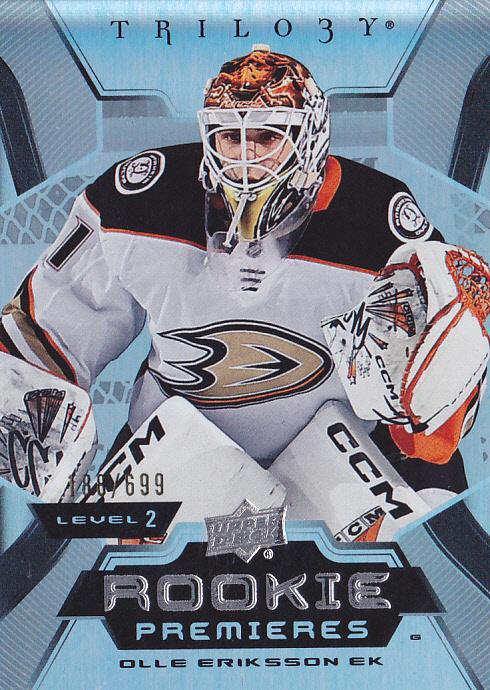 Olle Eriksson Ek #153 Anaheim Ducks | 2023-24 Upper Deck Trilogy | NHL Trading Card