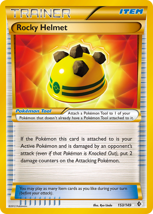 Rocky Helmet 153/149 Rare Secret | Boundaries Crossed | Pokemon Card