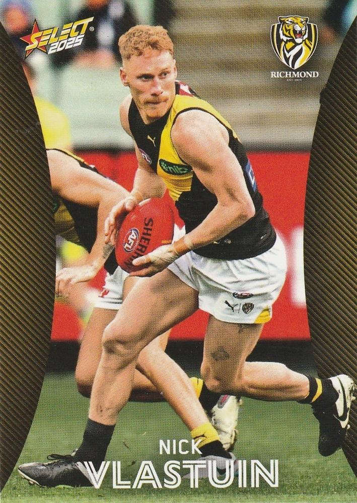 Nick Vlastuin #154 Richmond Tigers | 2025 Select AFL Footy Stars | Trading Card