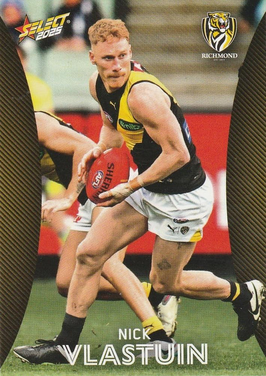 Nick Vlastuin #154 Richmond Tigers | 2025 Select AFL Footy Stars | Trading Card