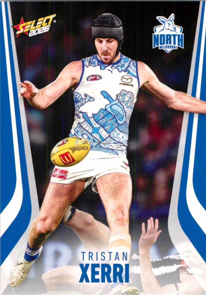 Tristan Xerri #155 North Melbourne Kangaroos | 2026 Select AFL Footy Stars | Trading Card