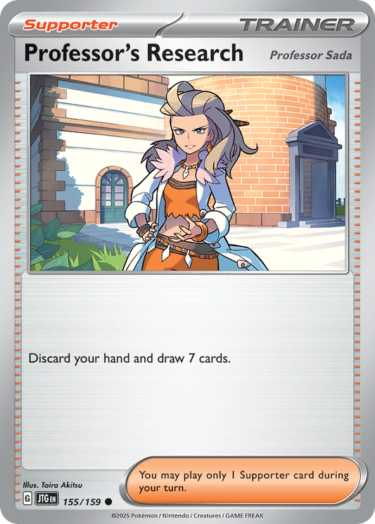 Professor's Research 155/159 Common | Journey Together | Pokemon Card