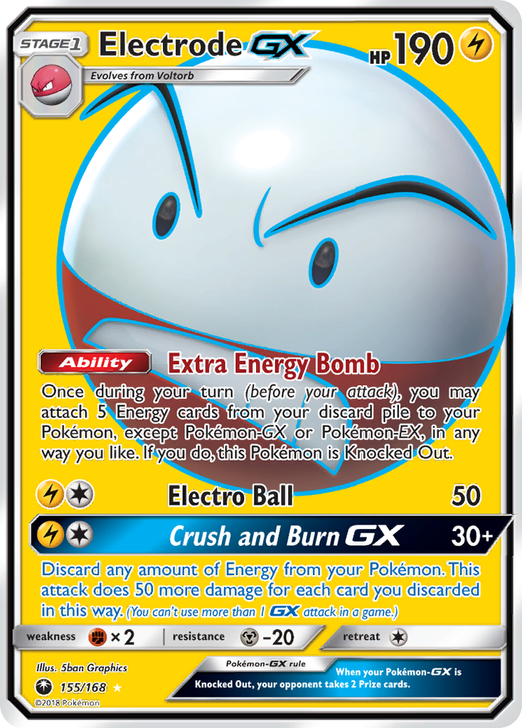 Electrode-GX 155/168 Rare Ultra | Celestial Storm | Pokemon Card