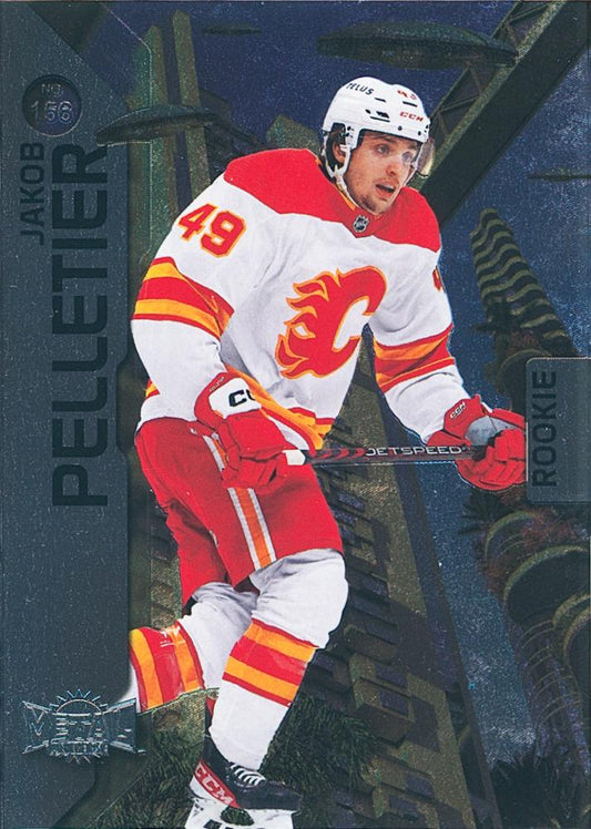 Jakob Pelletier #156 Calgary Flames | 2023-24 SkyBox Metal Universe | NHL Trading Card