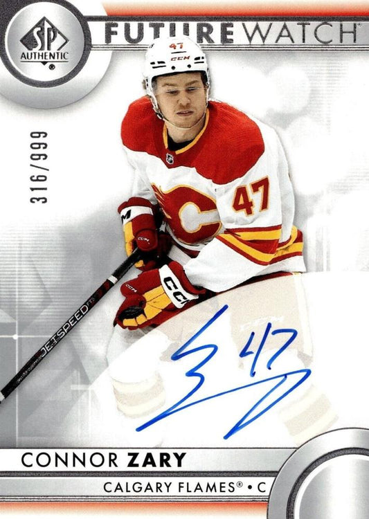 Connor Zary #156 Calgary Flames | 2023-24 SP Authentic | NHL Trading Card