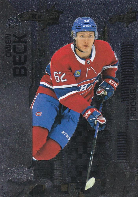 Owen Beck #157 Montreal Canadiens | 2023-24 SkyBox Metal Universe | NHL Trading Card
