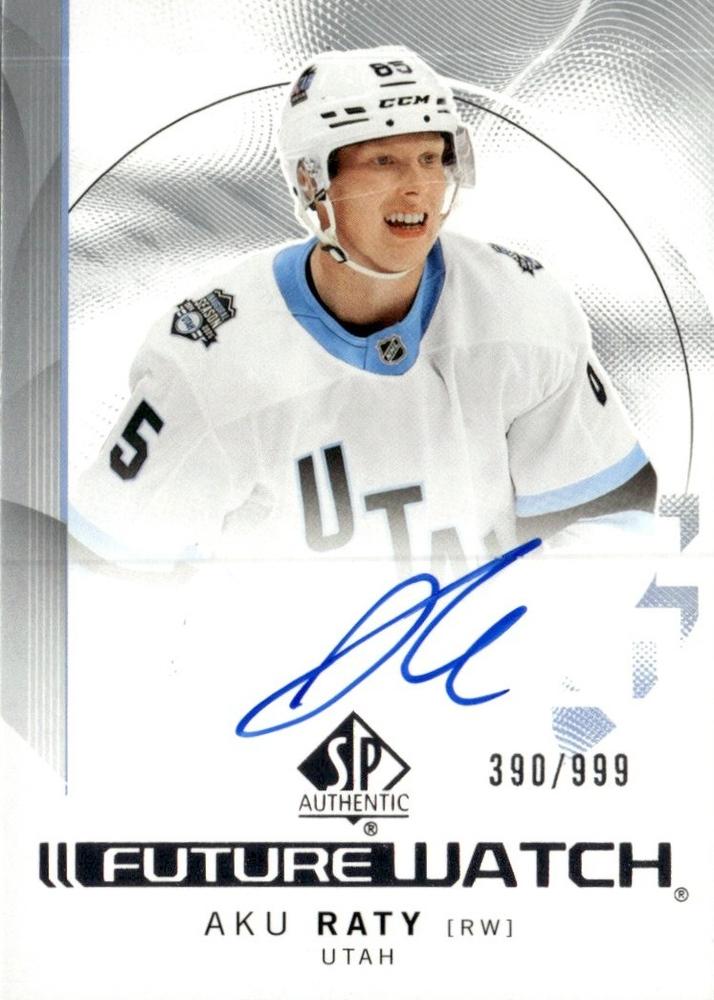 Aku Raty #158 Utah Hockey Club | 2024-25 SP Authentic | NHL Trading Card