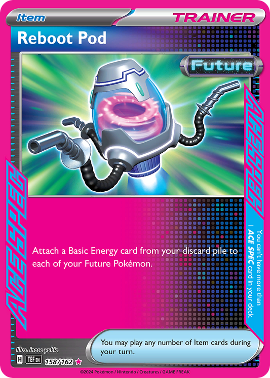 Reboot Pod 158/162 ACE SPEC Rare | Temporal Forces | Pokemon Card