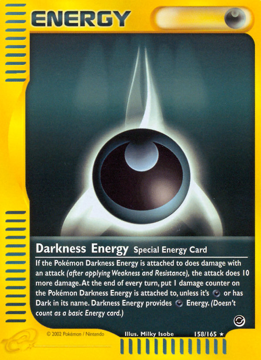 Darkness Energy 158/165 Rare | Expedition Base Set | Pokemon Card
