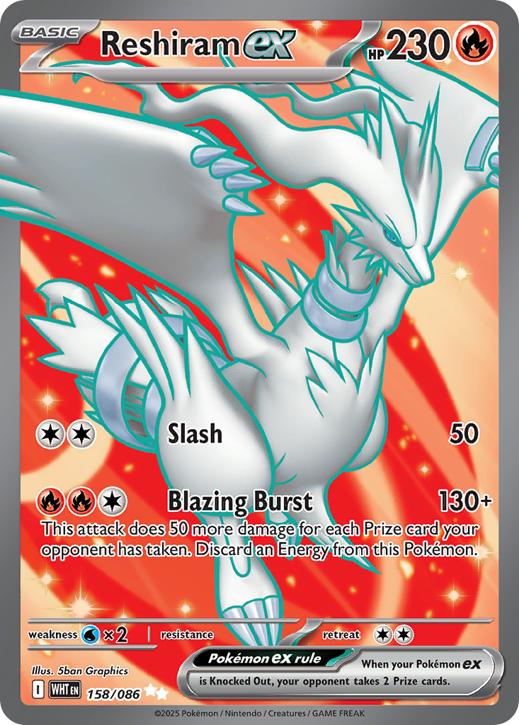 Buy Reshiram ex 158/86 Ultra Rare