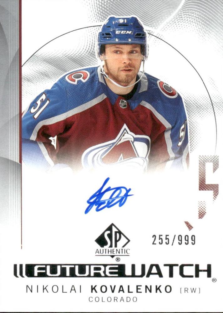 Nikolai Kovalenko #159 Colorado Avalanche | 2024-25 SP Authentic | NHL Trading Card