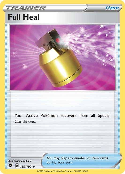Full Heal 159/192 Uncommon | Rebel Clash | Pokemon Card