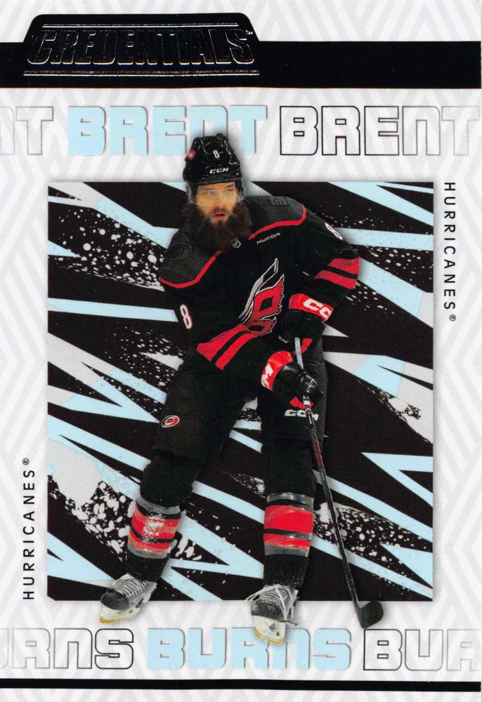 Brent Burns #15 Carolina Hurricanes | 2023-24 Upper Deck Credentials | NHL Trading Card