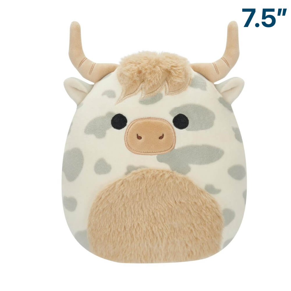 Spotted Longhorn Cow ~ 7.5" Wave 17 A Squishmallow Plush ~ PRE-ORDER ~ LIMIT 1 PER CUSTOMER