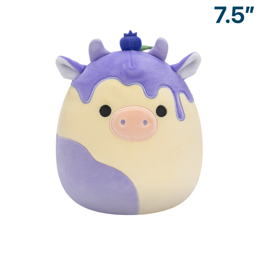 Benito the Blueberry Cow ~ 7.5" Squishmallow Plush