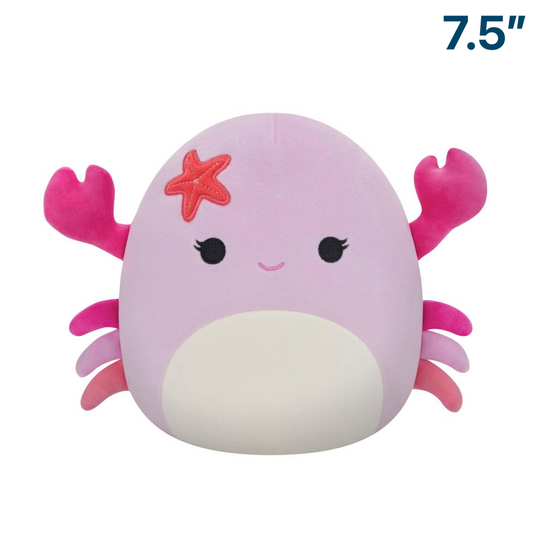 Cailey the Pink Crab ~ 7.5" Squishmallow Plush ~ In Stock!