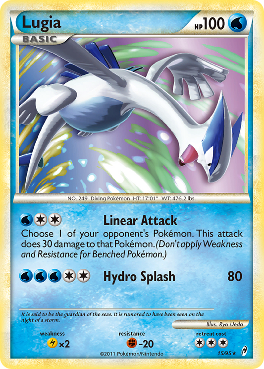 Lugia 15/95 Rare Holo | Call of Legends | Pokemon Card