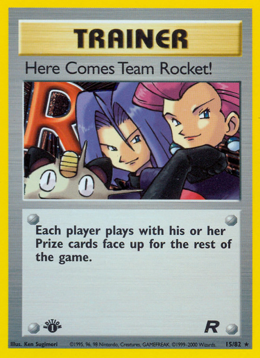 Here Comes Team Rocket! 15/82 Rare Holo | Team Rocket | Pokemon Card