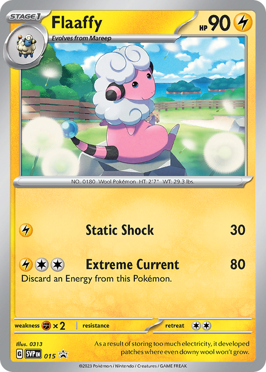 Flaaffy #15 Promo | Scarlet & Violet Black Star Promos | Pokemon Card